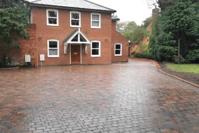 Alpha blocks driveway