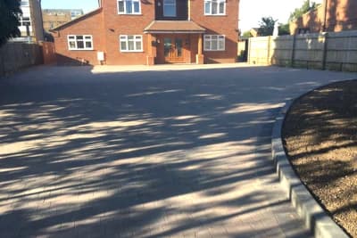Alpha blocks driveway