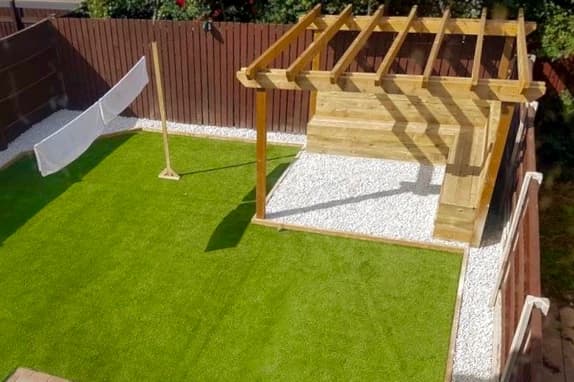 Back garden